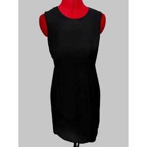 Garnet Hill Women’s Black 100% Silk Dress Size 2